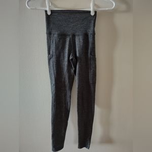 Aerie The Hugger Leggings in Charcoal, size XXS